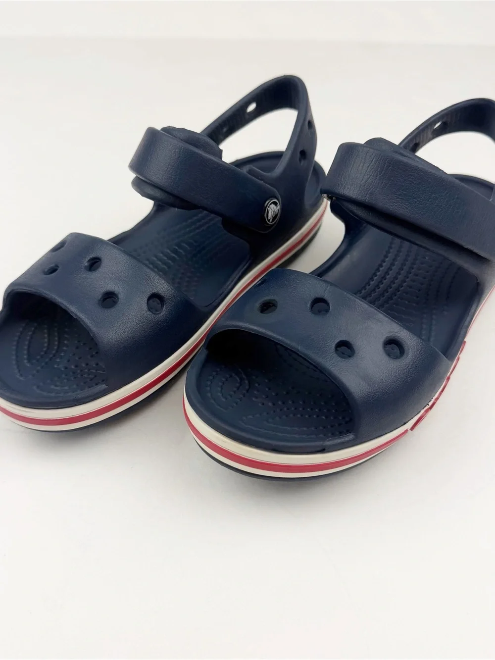 Crocs Kids Bayaband Sandals Navy Blue Lightweight Size 13C